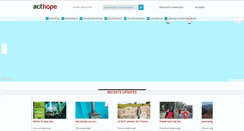 Desktop Screenshot of acthope.com
